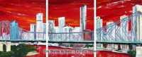 City Skyline - triptych By Banx MC5636